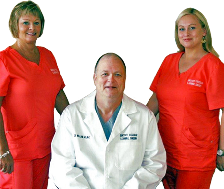 Doctor Gelinas and staff